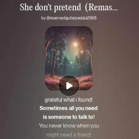 She don't pretend cover art