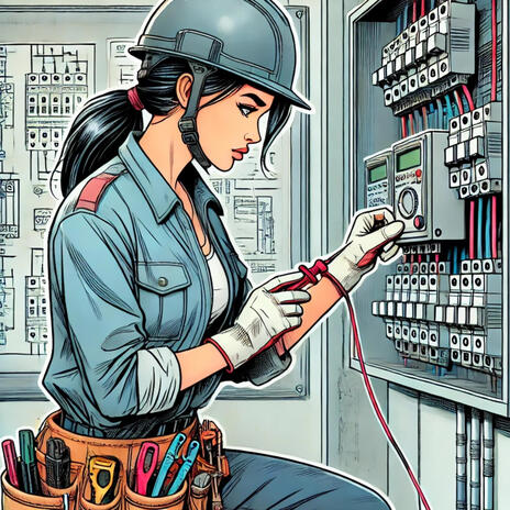 Der Affe erklärt... die Elektrikerin. cover art