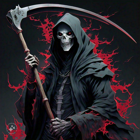 Grim reaper cover art