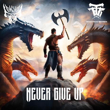 never give up (Radio Edit) cover art