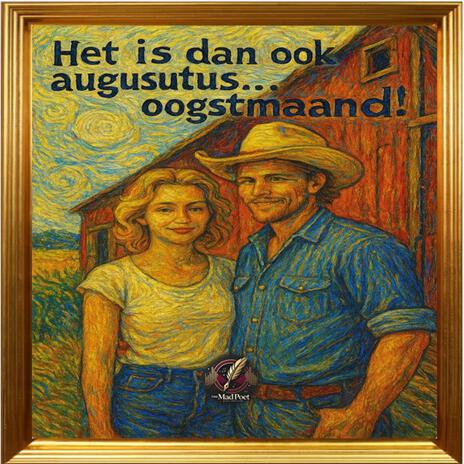 Het is dan ook augustus, oogstmaand cover art