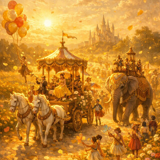 Golden afternoon parade cover art