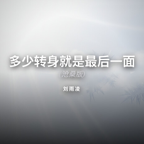多少转身就是最后一面 (沧桑版) cover art