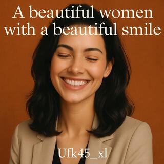 A beautiful women with a beautiful smile cover art