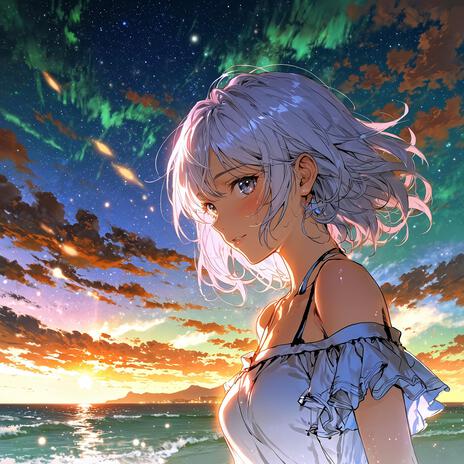 夏の夜に溶けて (여름밤에 녹아들어) cover art