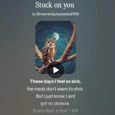 Stuck on you cover art