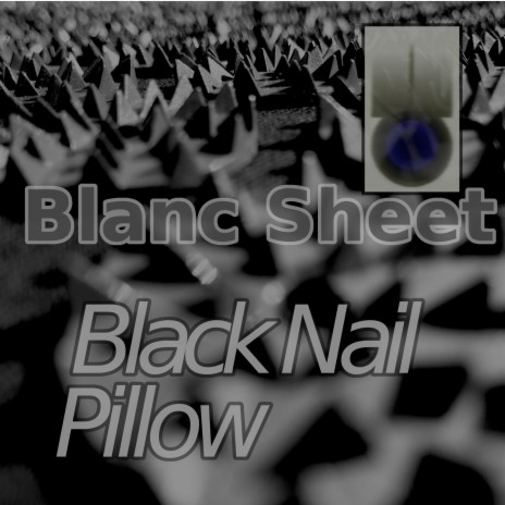 Black Nail Pillow cover art