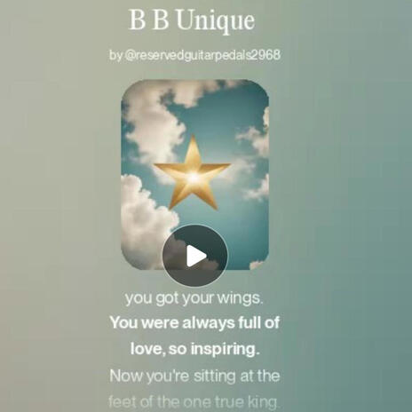 BB Unique cover art