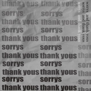 sorryS and thank youS