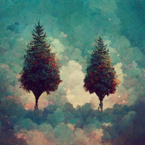 these trees were pretty so i made them a song cover art