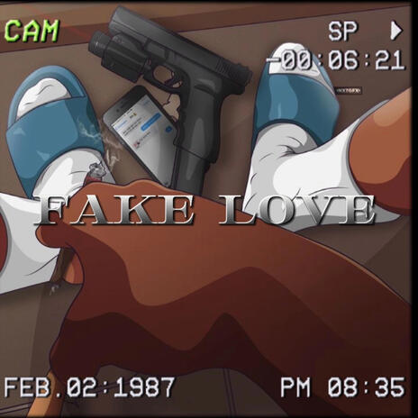 Fake love cover art