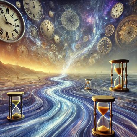 Time is flowing cover art