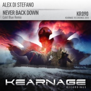 Never Back Down (Cold Blue Remix) cover art