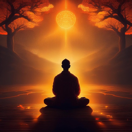 Acordes De Meditación Que Fluyen ft. Melodías para la Mente Meditativa & mar de olas cover art