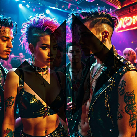Punks in the club cover art