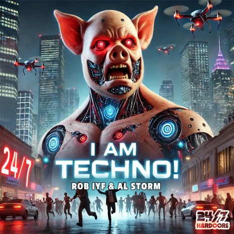 I AM TECHNO! (Alternative Mix) ft. Rob IYF & 247 Hardcore cover art