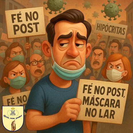 Fé no Post, Máscara no Lar cover art