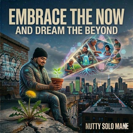 Embrace the now and dream the beyond cover art