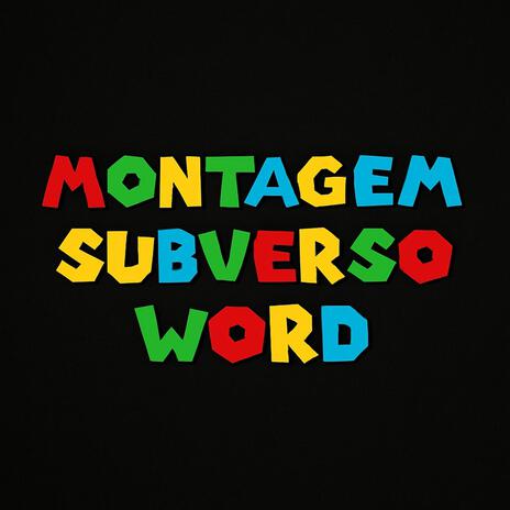 Montagem Subverso Word cover art