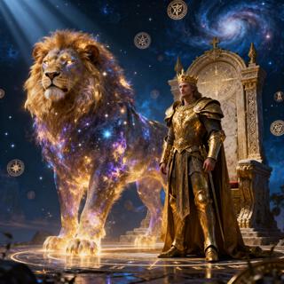 The Astral King & His Cosmic Lion