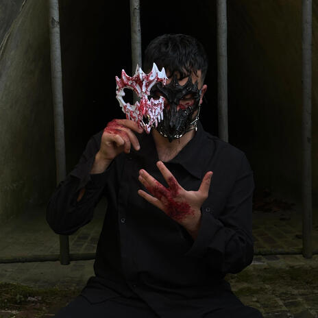 Mask on cover art