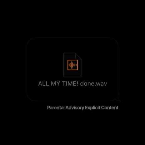 ALL MY TIME! cover art