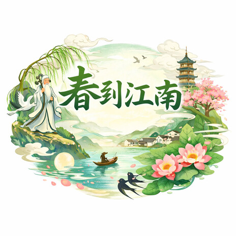 春到江南 (春到江南) cover art