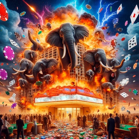 Elephants Desided to Play Casino ft. Lil Mandarin cover art