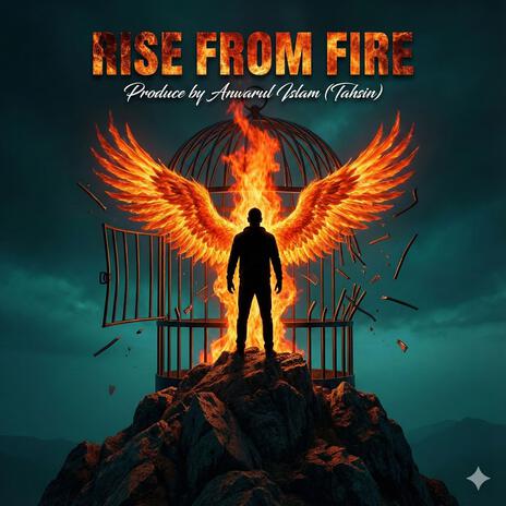 Rise from Fire | best rock song | it's time to rise up | cover art