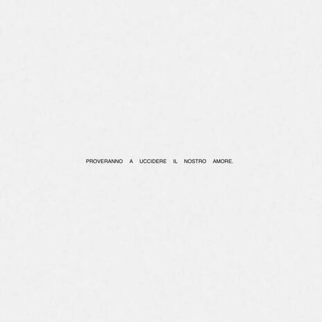 proveranno a uccidere il nostro amore cover art