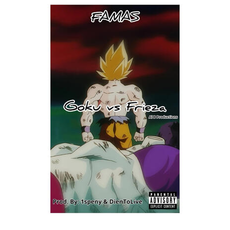 Goku vs Frieza cover art