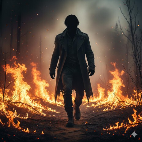 Walking through the fire cover art