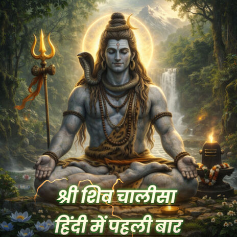 श्री शिव चालीसा  हिंदी में पहली बार cover art