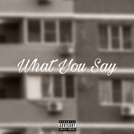 What You Say cover art