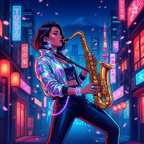 Tokyo Night Sax – HAI! cover art