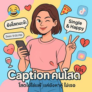 Caption คนโสด