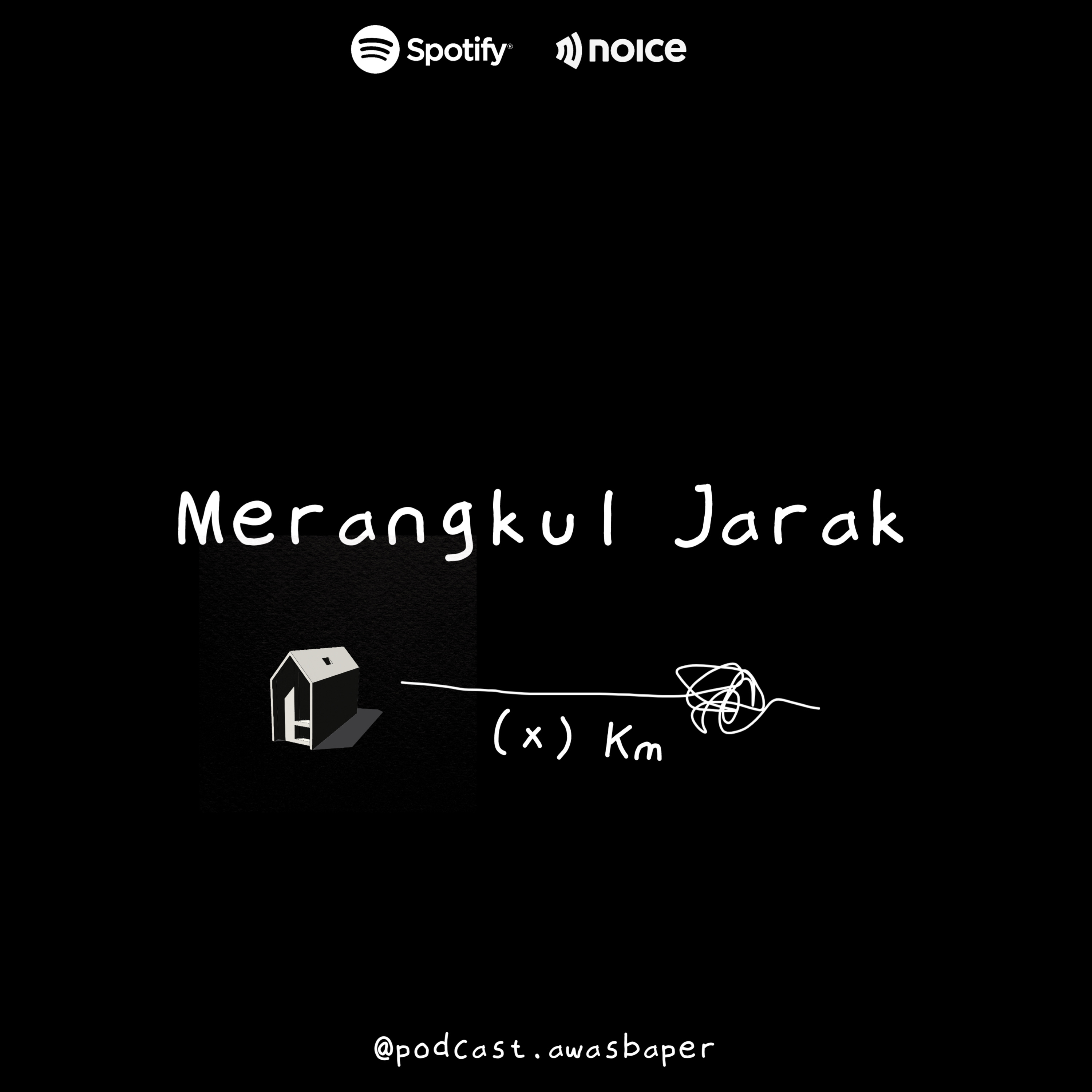 Merangkul jarak. cover art