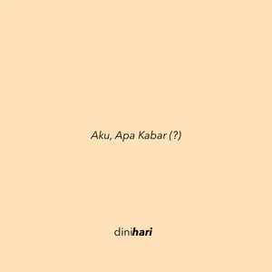 Aku, Apa kabar ? cover art