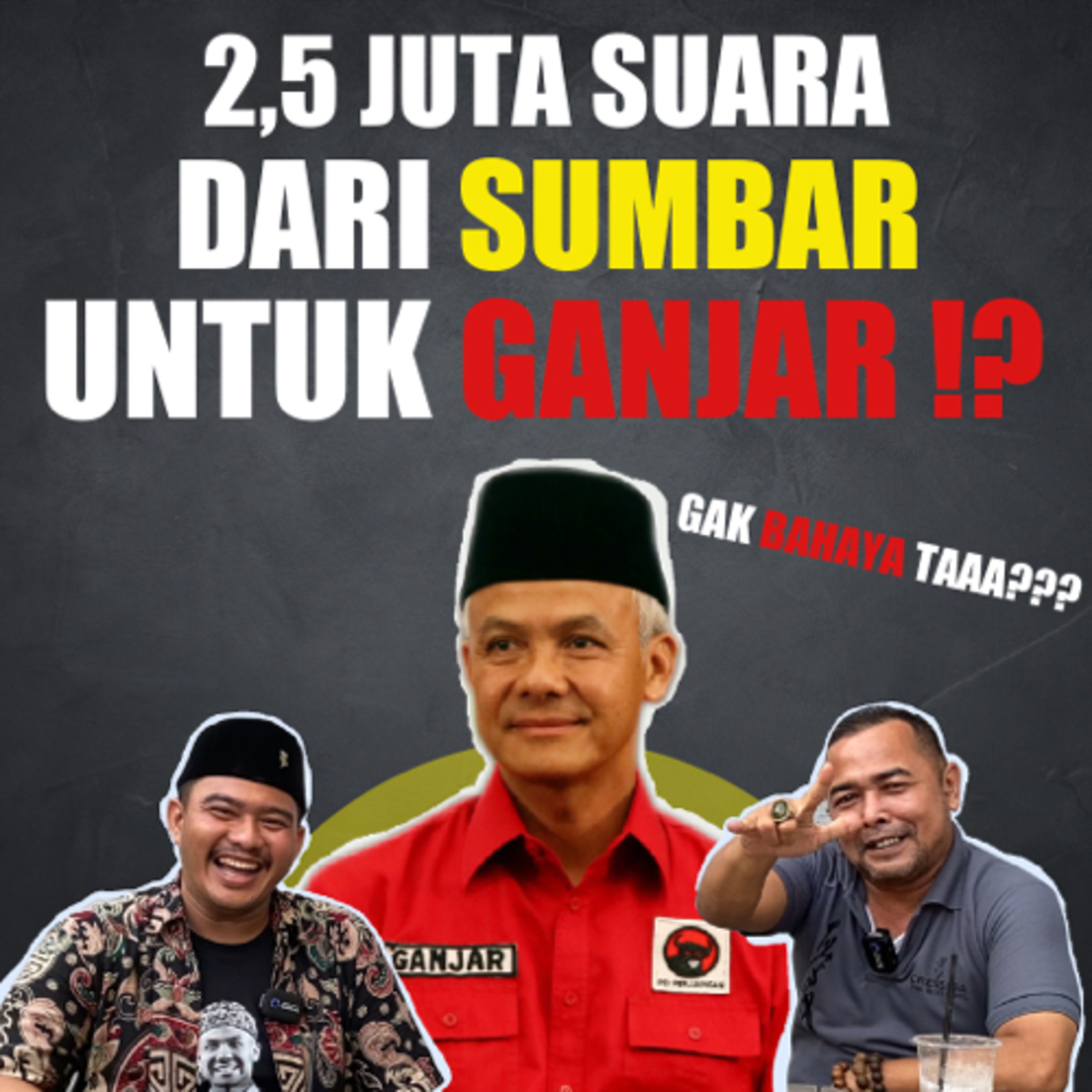 RELAWAN : 2,5 JUTA SUARA SUMBAR UNTUK GANJAR‼️ cover art