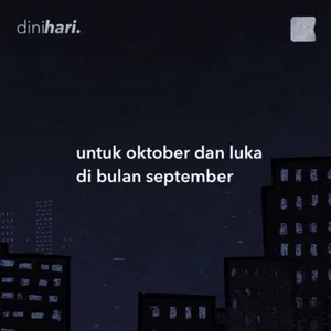 untuk oktober dan luka di bulan september cover art