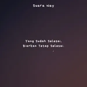 Yang Sudah Selesai, Biarkan Tetap Selesai cover art