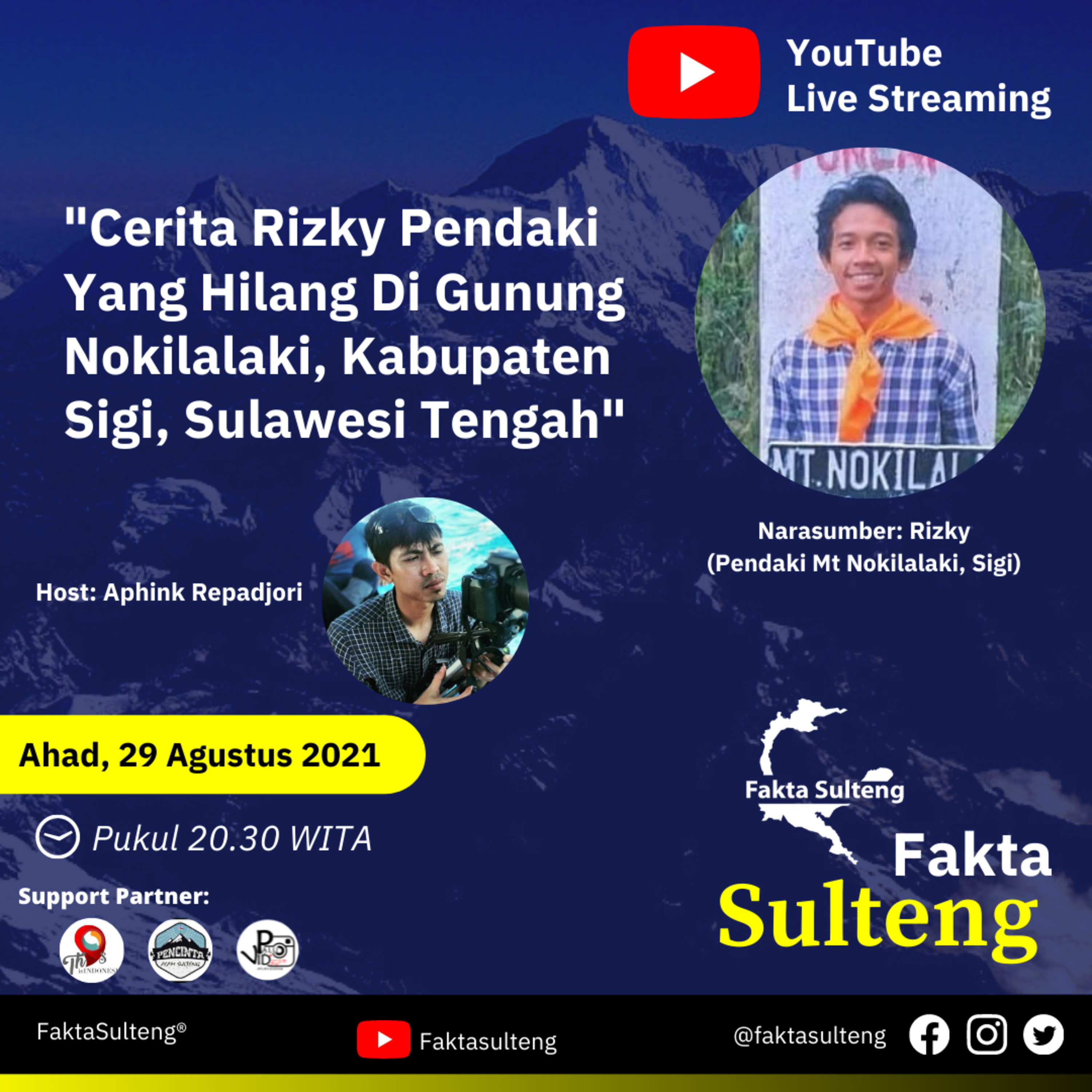 Cerita Rizky, Pendaki Yang Hilang Di Gunung Nokialaki, Sigi. cover art