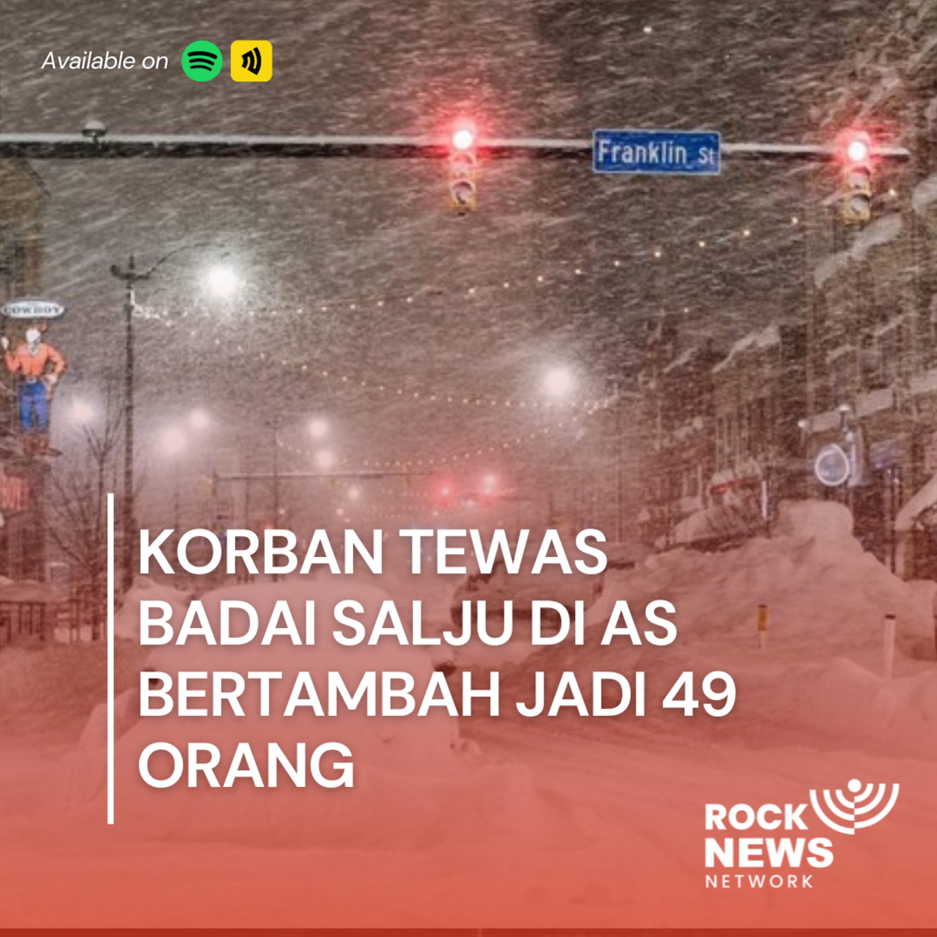 Eps 51 - Korban Tewas Badai Salju di AS Bertambah Jadi 49 Orang cover art