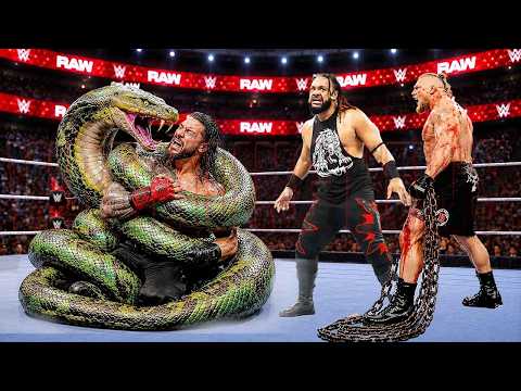 Anaconda vs Brock Lesnar Roman Reigns Jacob Fatu Match