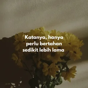 Katanya, hanya perlu bertahan sedikit lebih lama cover art