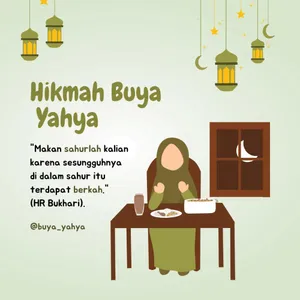 Hikmah Buya Yahya : sahur lah - ada keberkahaan di dalam nya. cover art