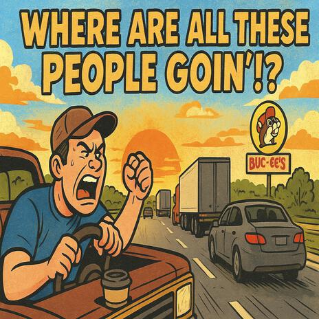 Where are all these people goin'!? cover art