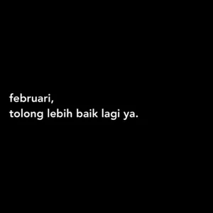 februari tolong lebih baik lagi. cover art