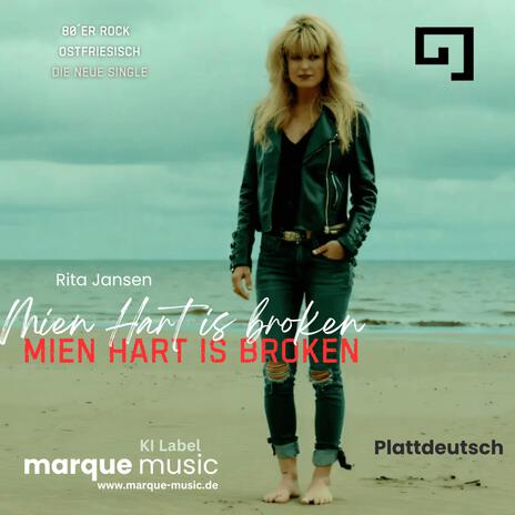 Mien Hart is broken (Rita Jansen) marque music cover art