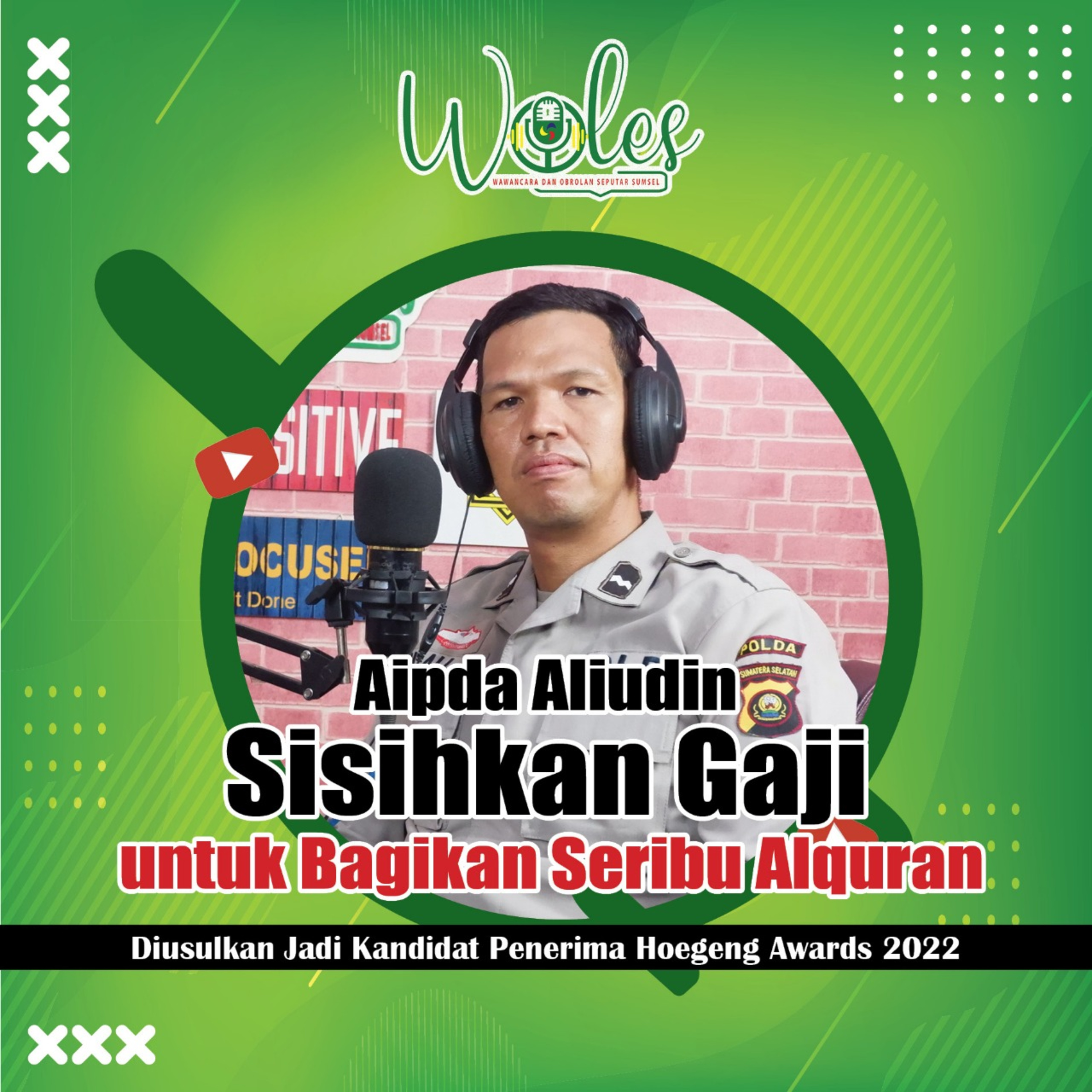 Aipda Aliudin Sisihkan Gaji untuk Bagikan Seribu Alquran cover art